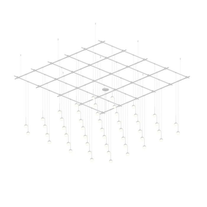 Chandelier in Satin White
