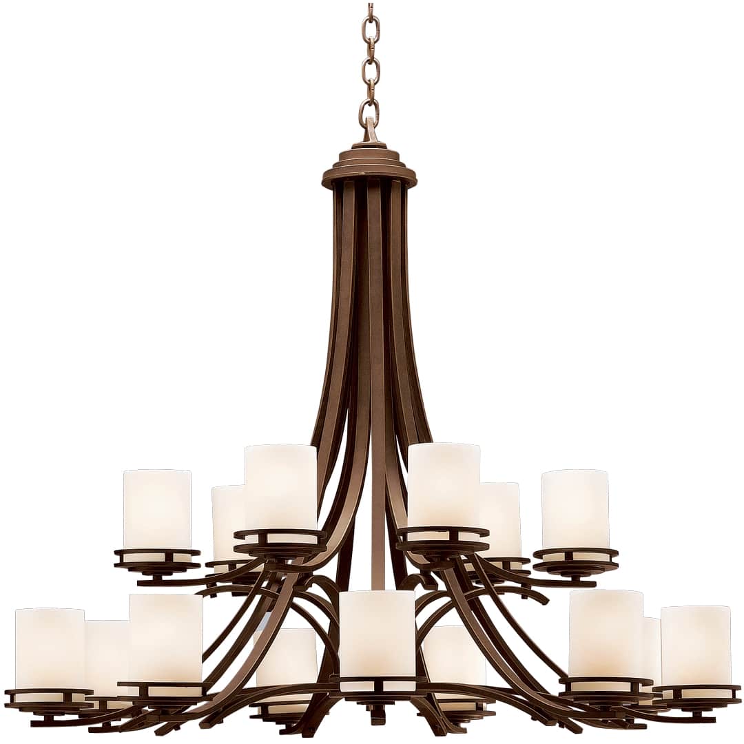 Hendrik 15 Light 43" Wide 2-Tier Chandelier