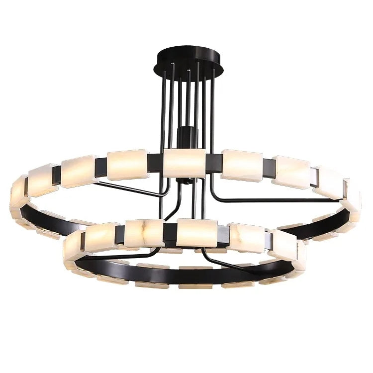 Villa Marble Mid-Century Modern Chandelier