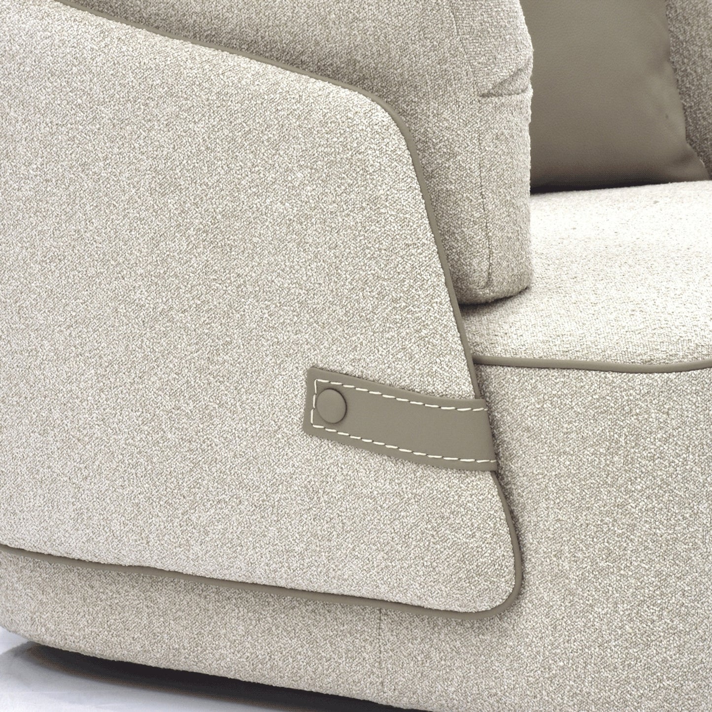 Veronica Swivel Chair - Oatmeal