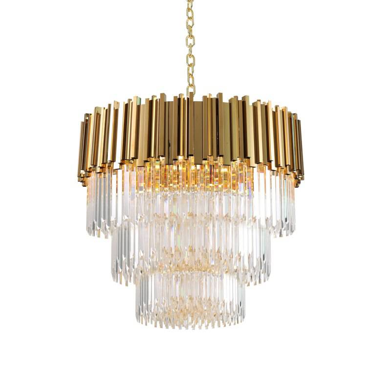 Gio 4-Tier Crystal Chandelier