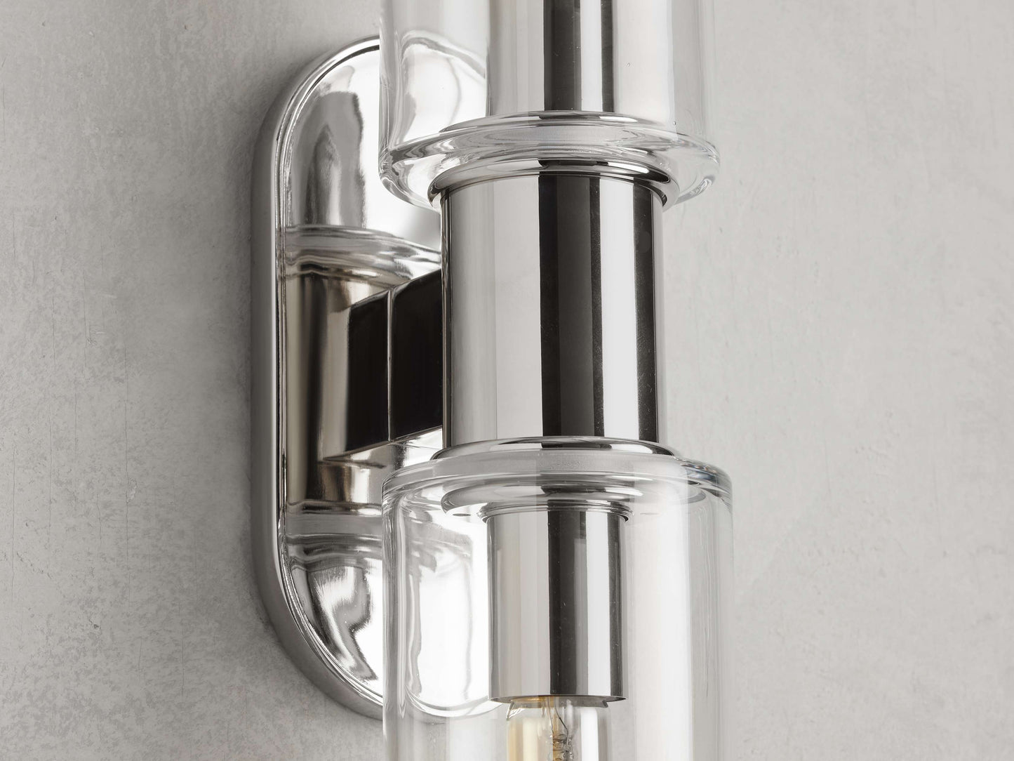 Harlin Double Sconce in Clear