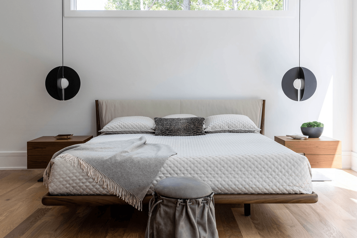Nelson Bed - Walnut Frame