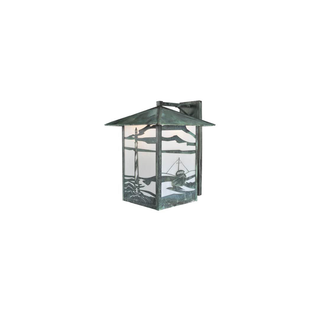 Single Light Down Lighting Outdoor Wall Sconce from the Trawler Collection