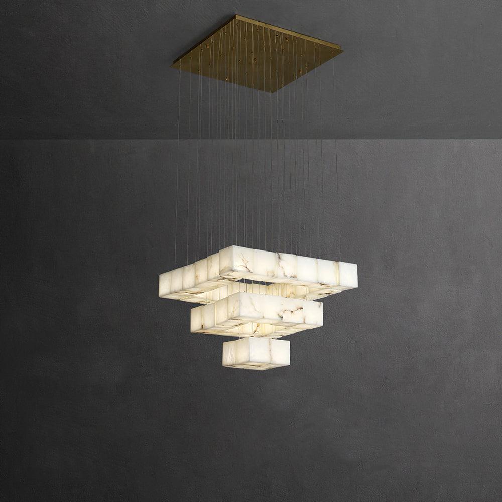 Alabaster Box Houselight Pendant Light