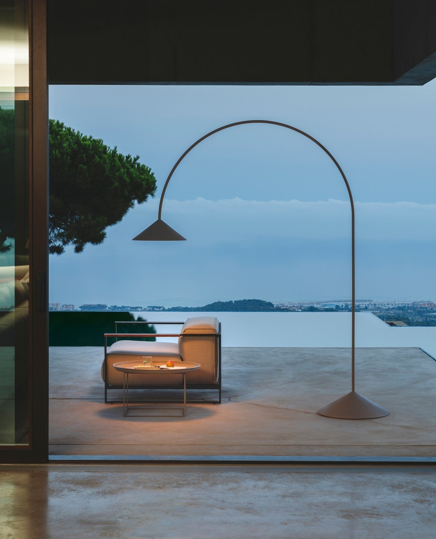 Arc Out Torchiere Lamp Floor Lamp