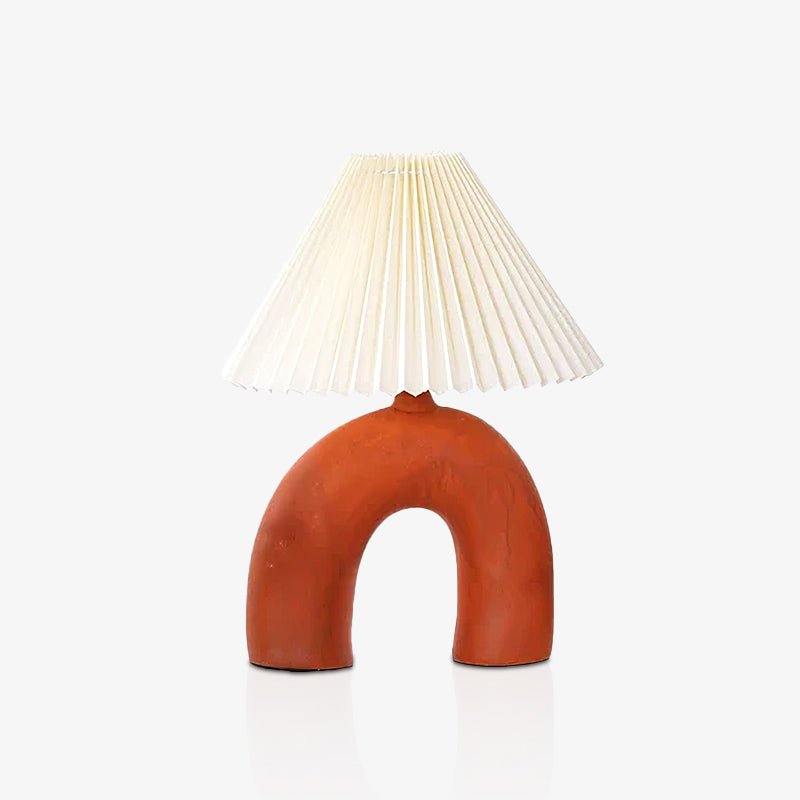 Arched Pleated Work lamp Table Lamp