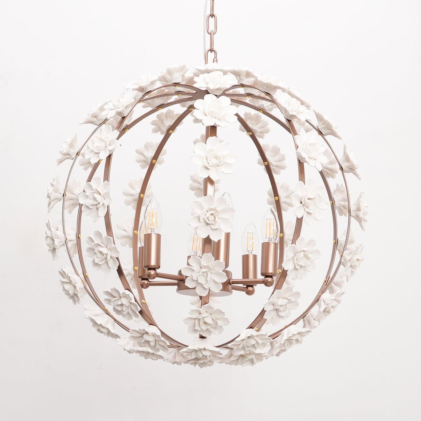 Bianca Floral Orb Ceiling fixture Chandelier