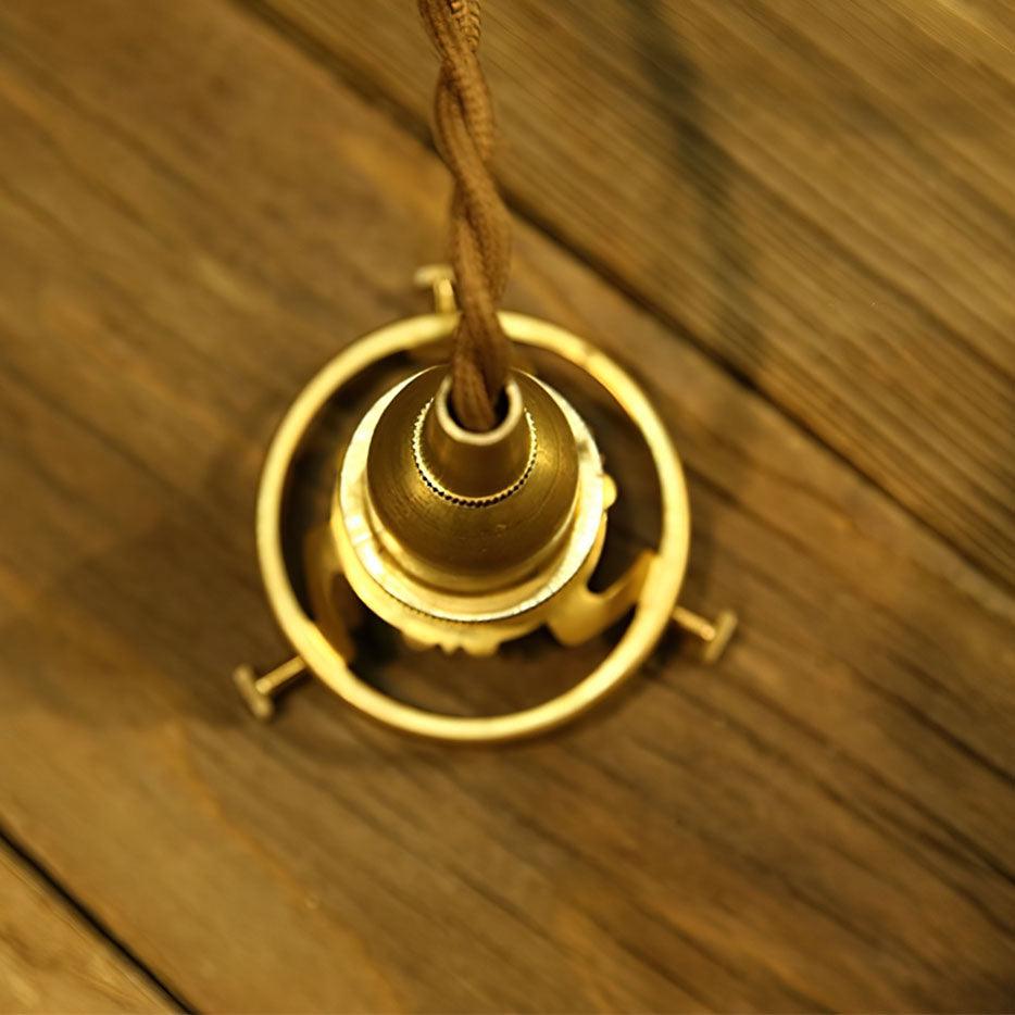 Amber Glass Ceiling light fitting Pendant Light