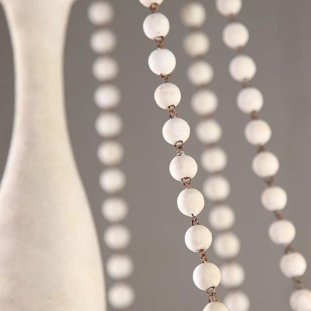 Candle Style Beaded Gasolier Chandelier