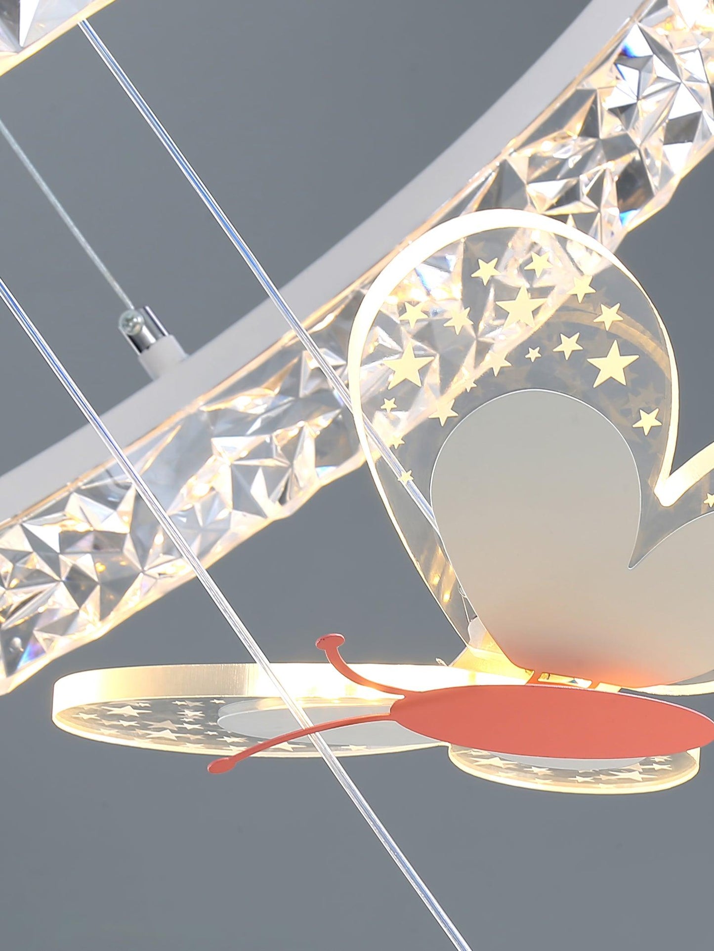 Cartoon Butterfly Acrylic Ceiling light fitting Pendant Lamp