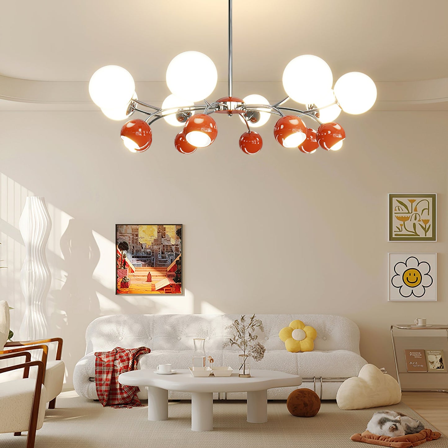 Celestial Spheres Crown Chandelier