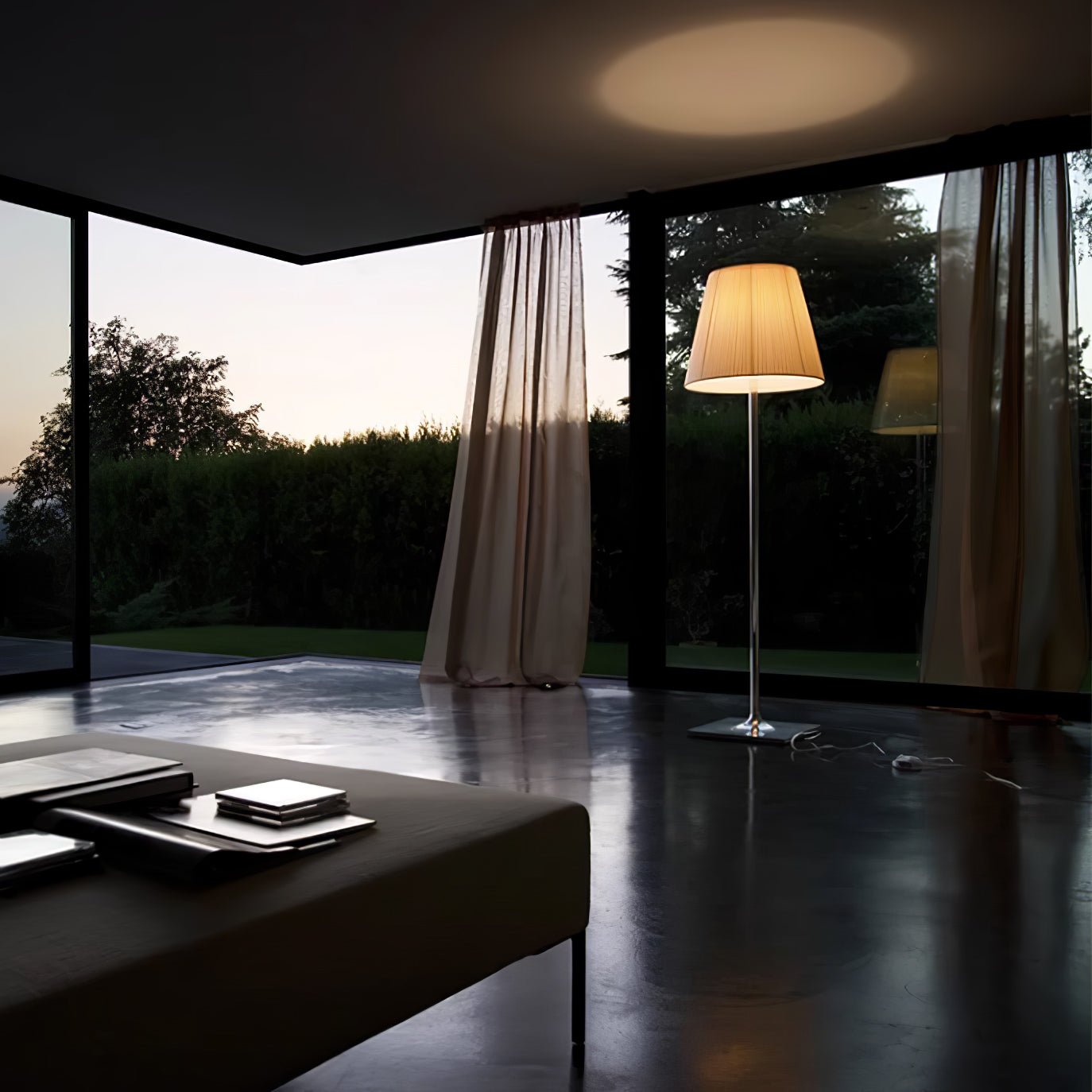 Chrome Prism Accent Lamp Floor Lamp