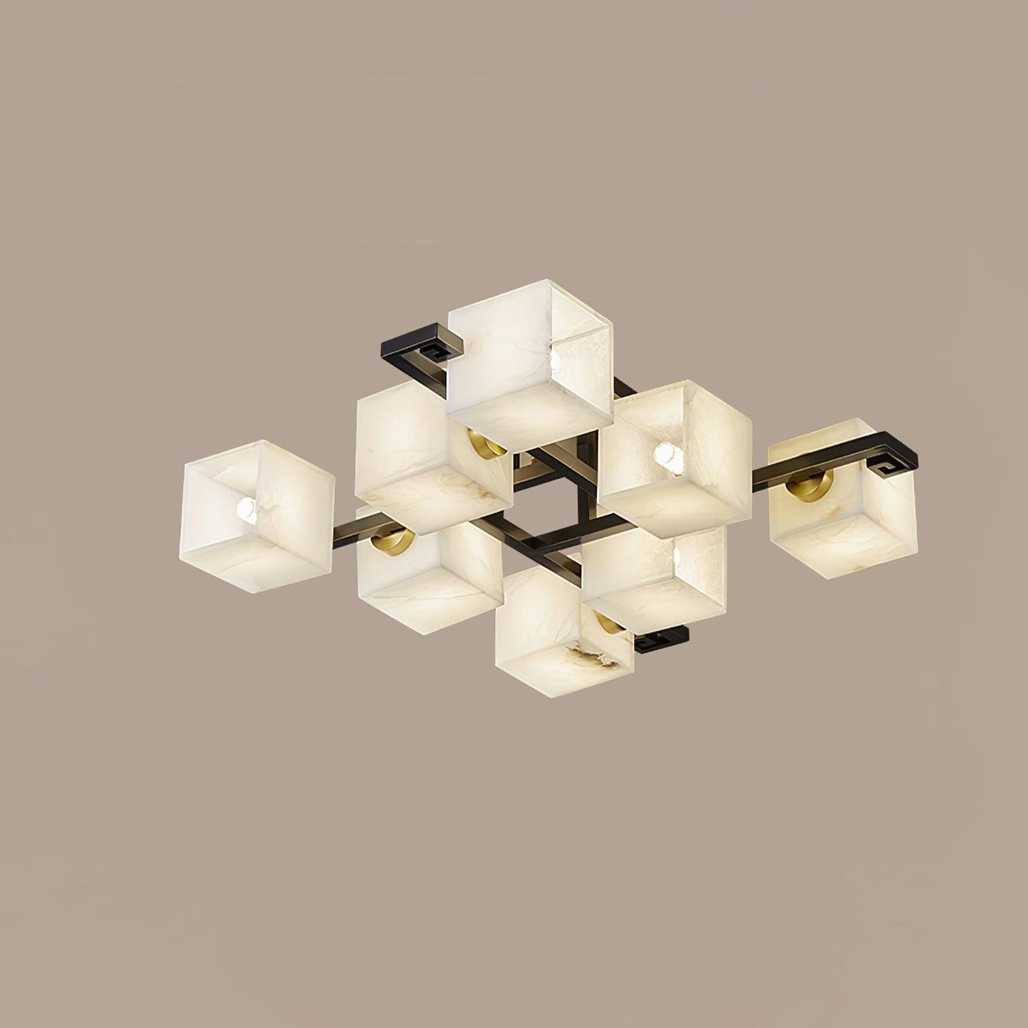 Cubist Alabaster Cluster Ceiling fixture Ceiling Lamp