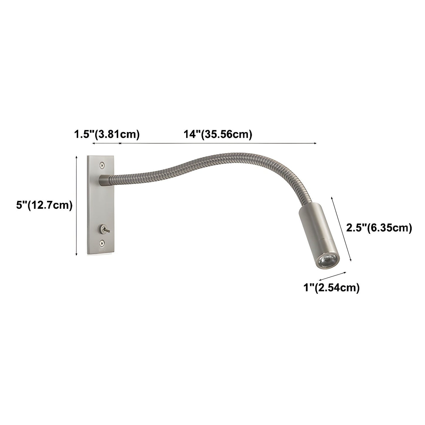 Flexible Gooseneck Wall sconce Wall Lamp