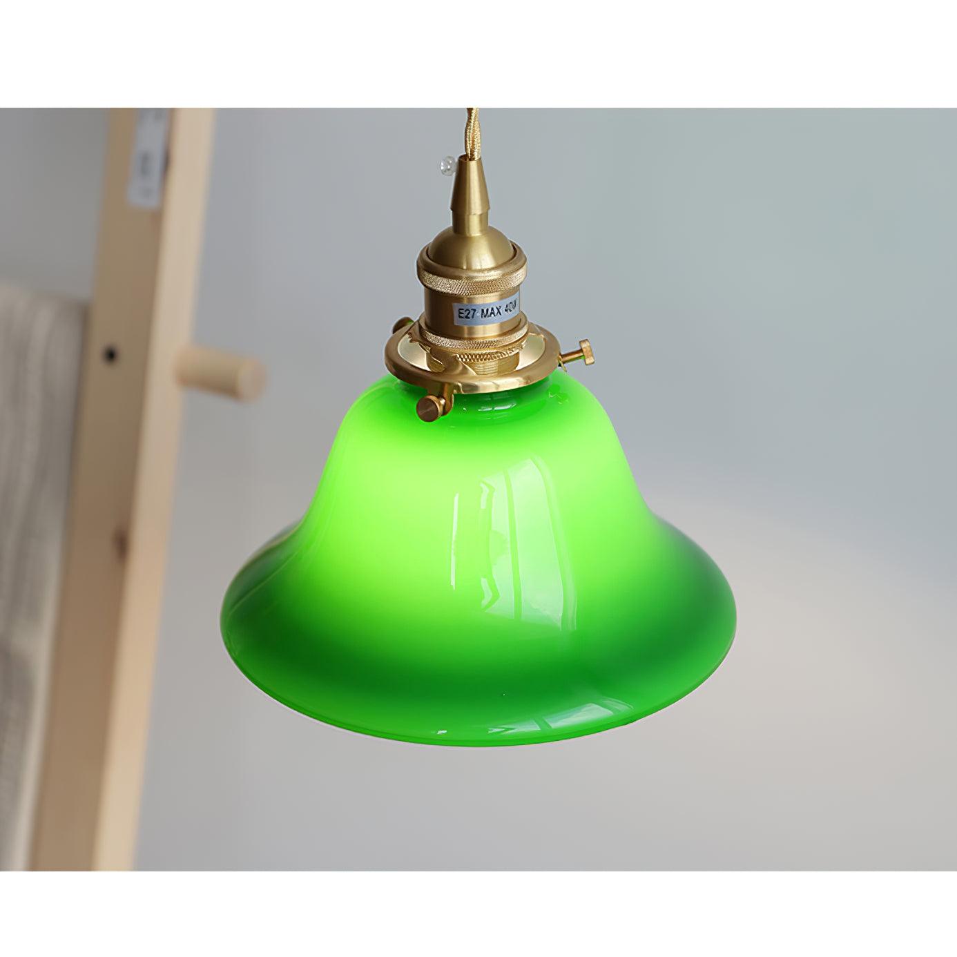 Green Bell Houselight Pendant Light