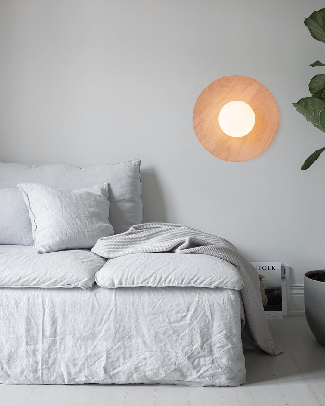 Harmonia Wooden Wall light fixture Wall Light