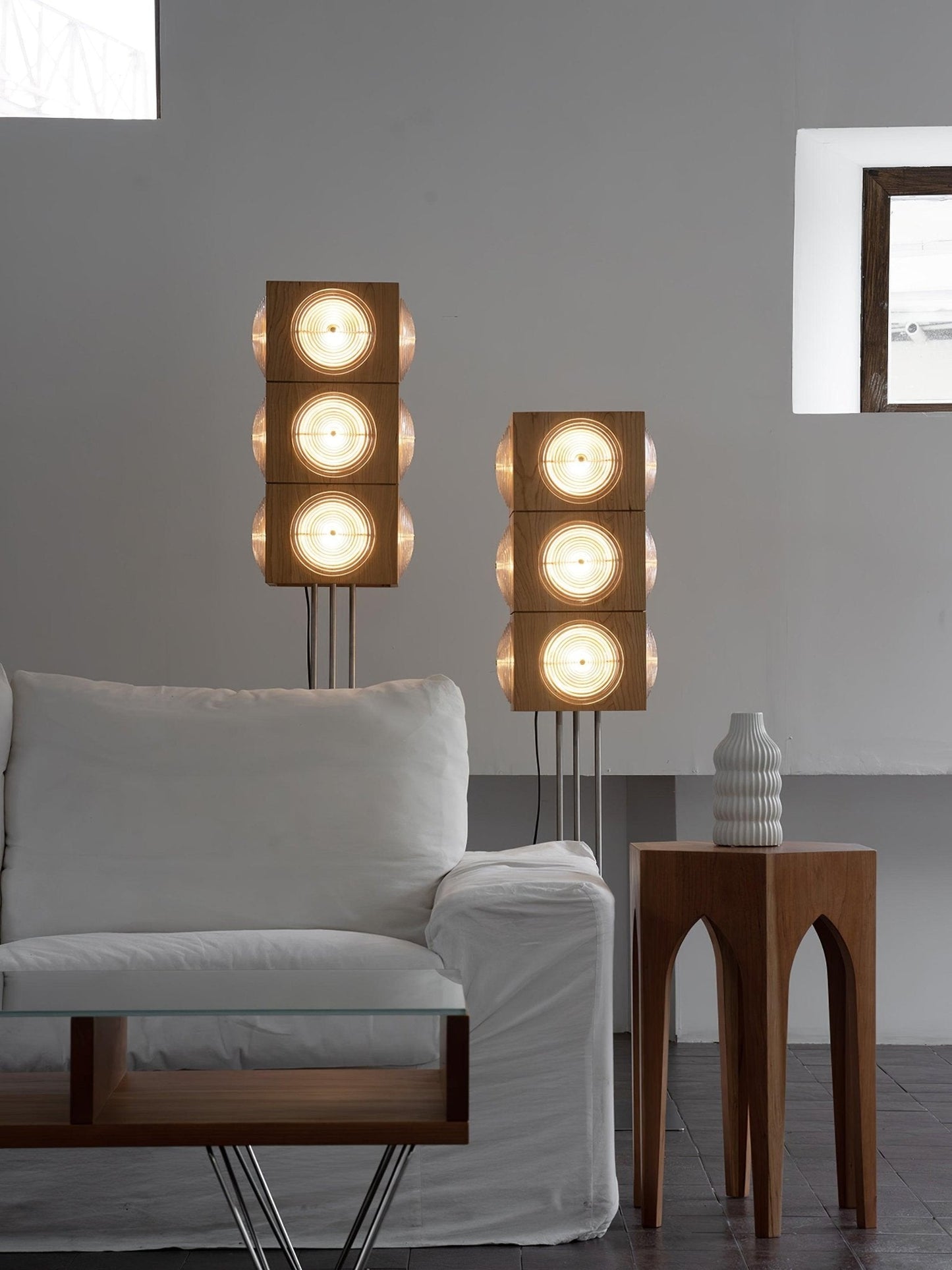 Cinematic Lightbox Camera Standing Lamp Floor Lamp