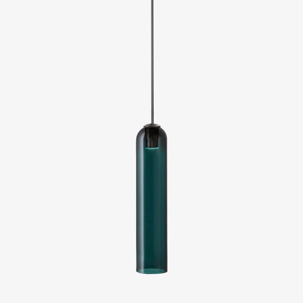 Long Tube Glass Droplight Pendant Light