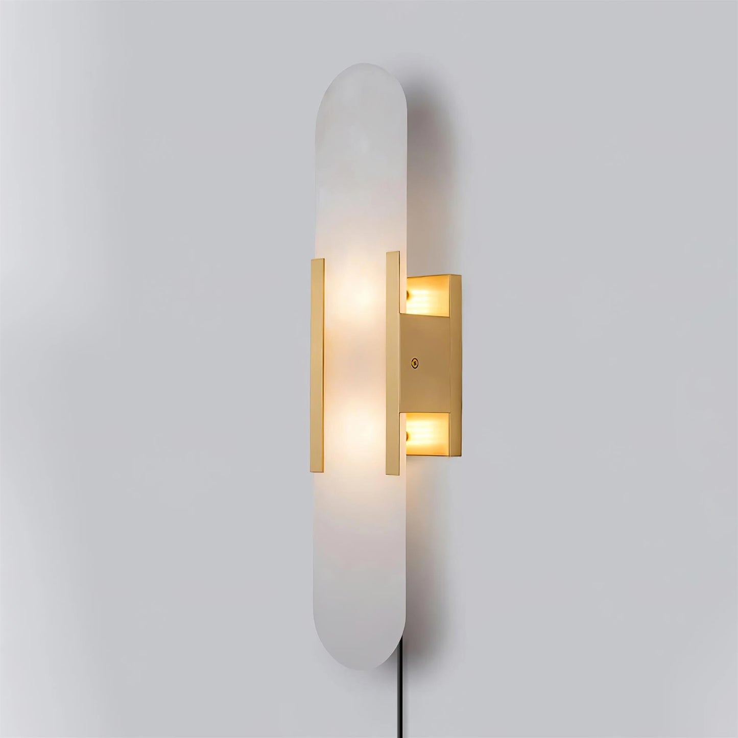 Melange Elongated Plug-in Bracket light Sconce