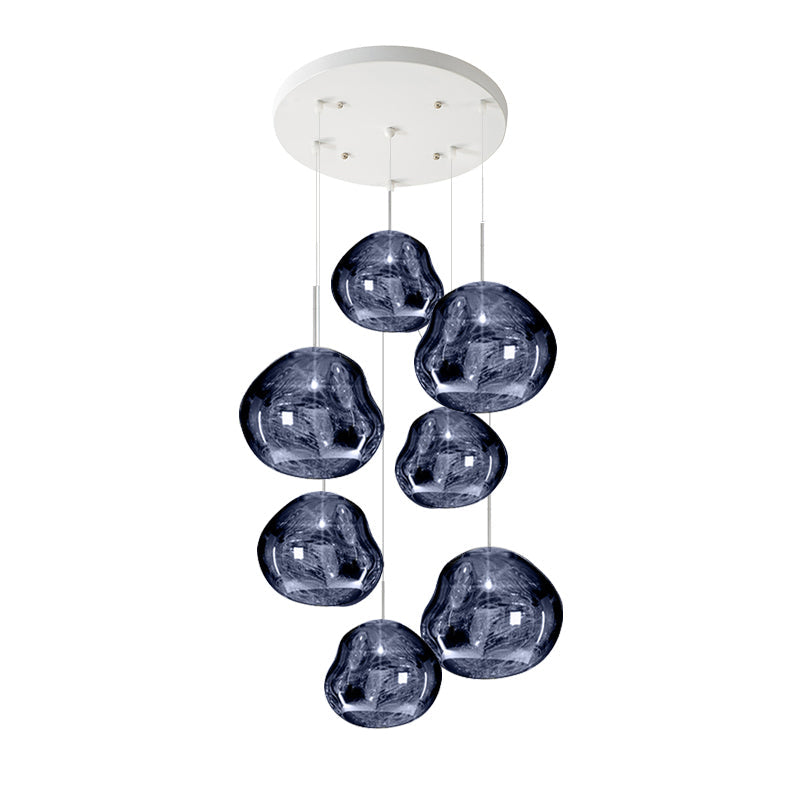 Multi Lava Round Hanging light Pendant Lamp