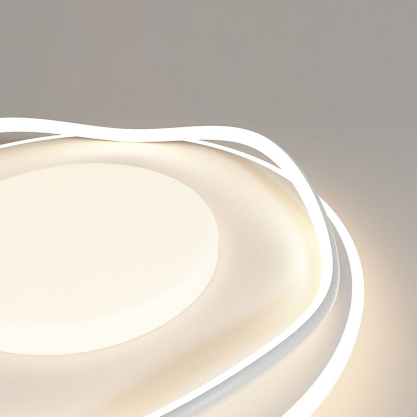 Minimalist Cloud Shape Overhead fixture Ceiling Lamp