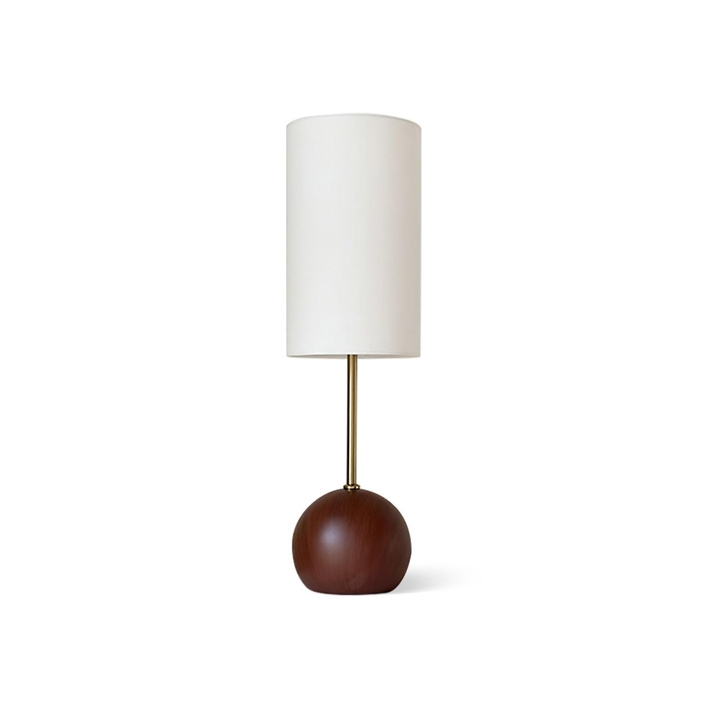 Orbis Wooden Sphere Side table lamp Table Lamp