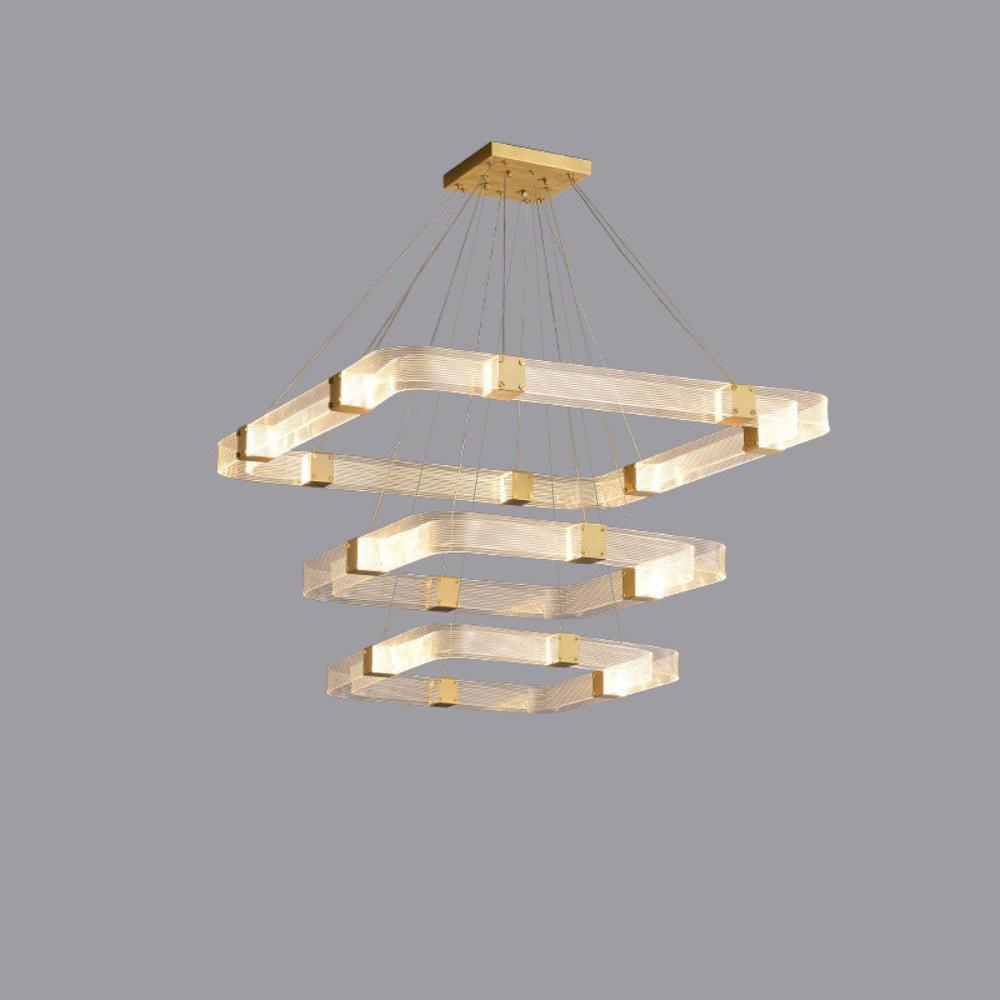 Parallel LED Pendant light Chandelier