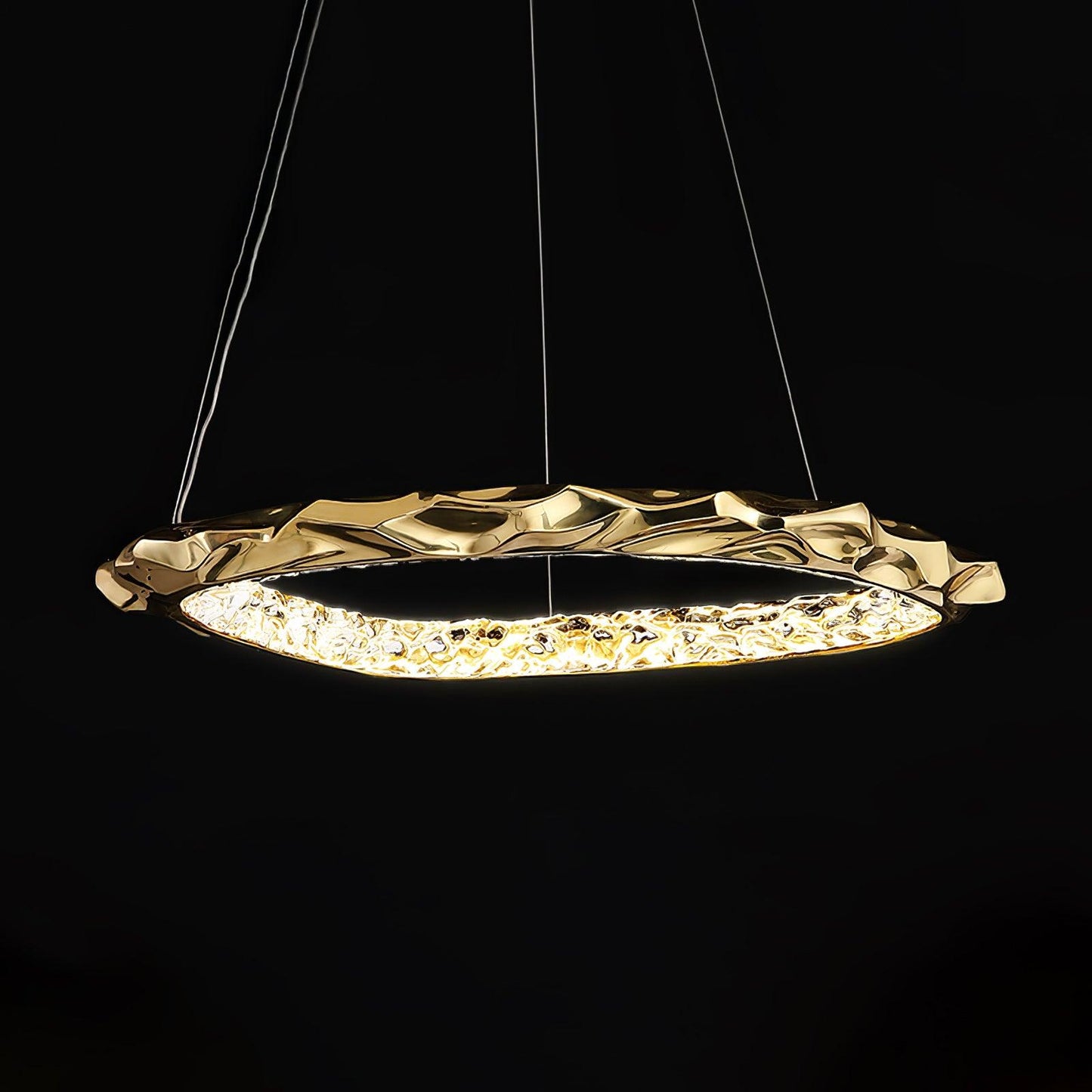 Resin Circlet Brass Hanging light Pendant Lamp