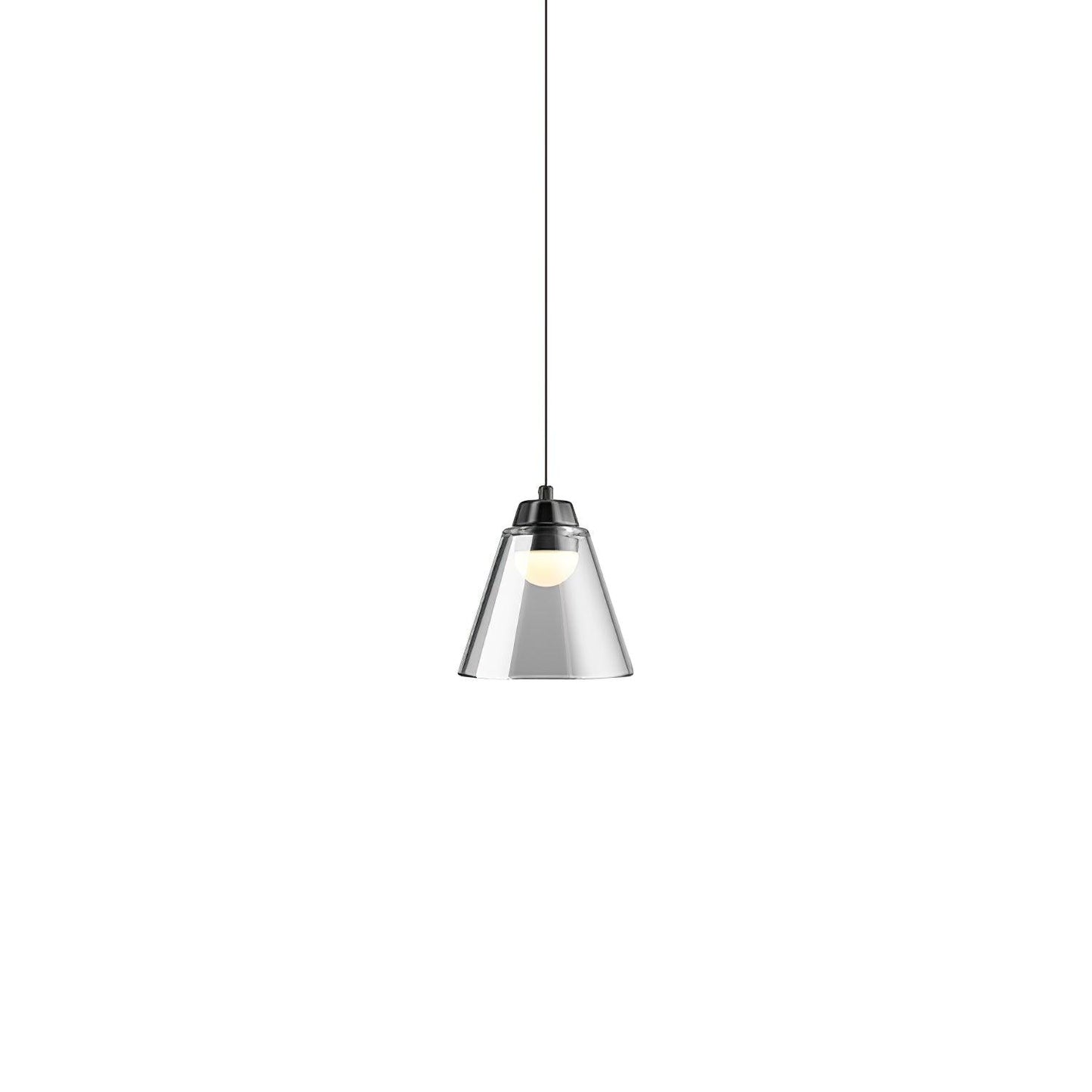 Sculptural Glass Droplight Pendant Lamp
