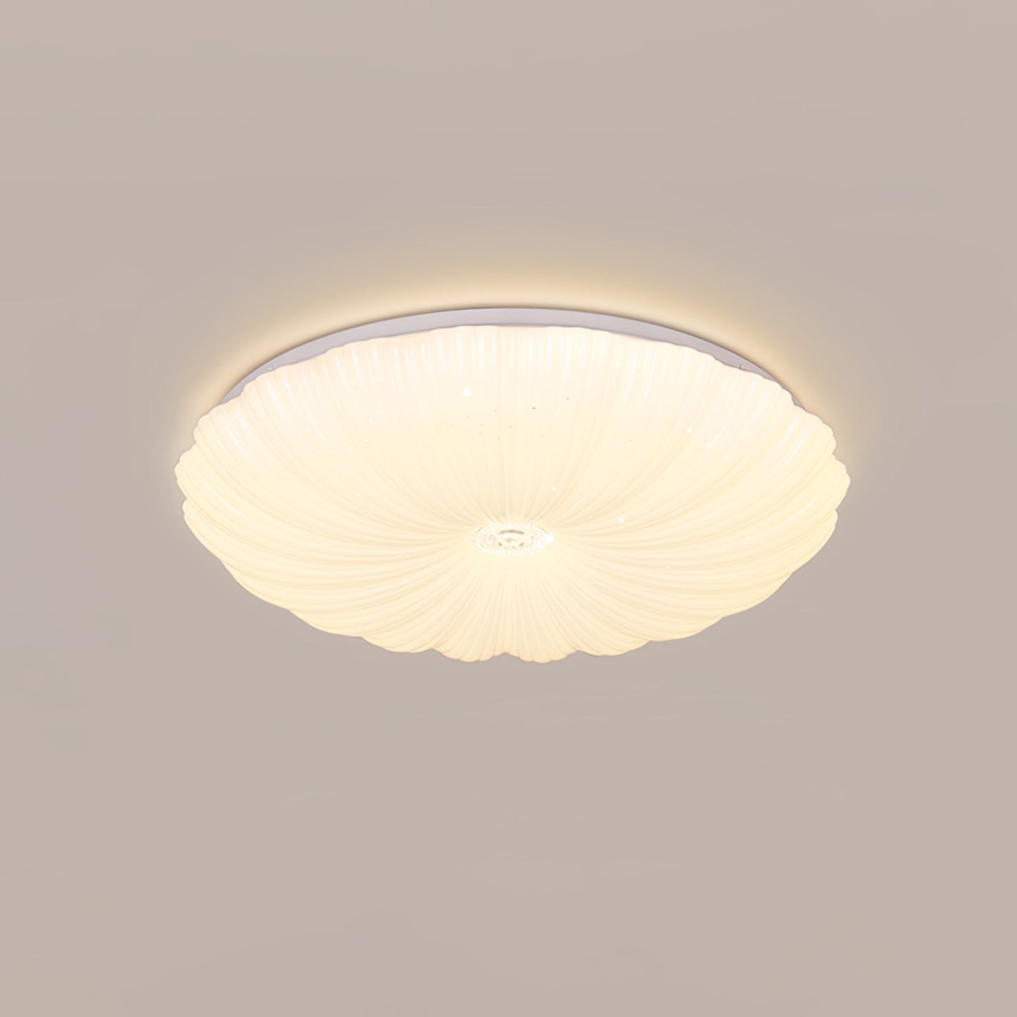 Acrylic Shell Round Overhead fixture Ceiling Lamp