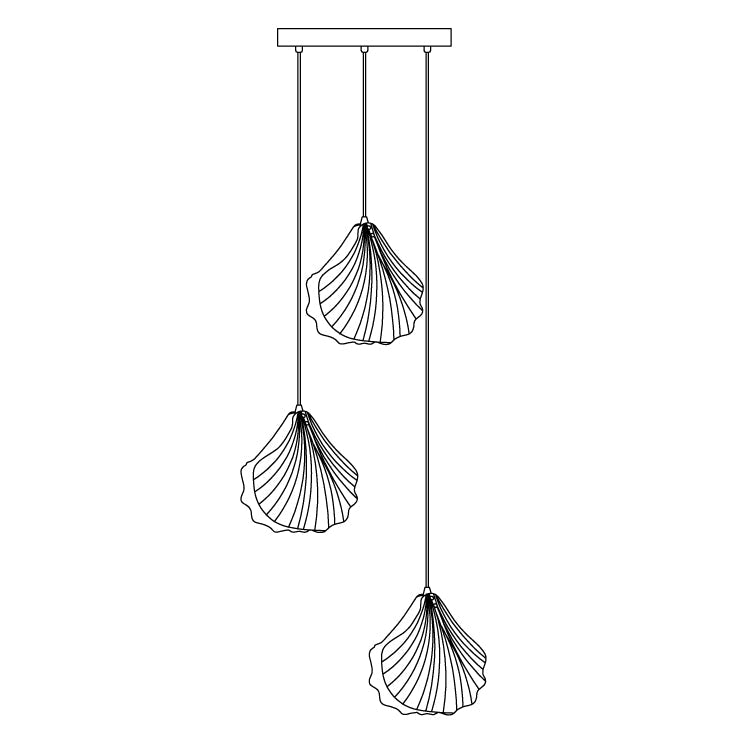Shell Mini Hanging light Pendant Light