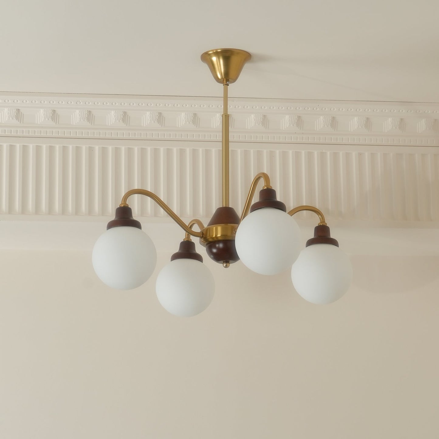 Solid Wood Magic Bean Candelabrum Chandelier