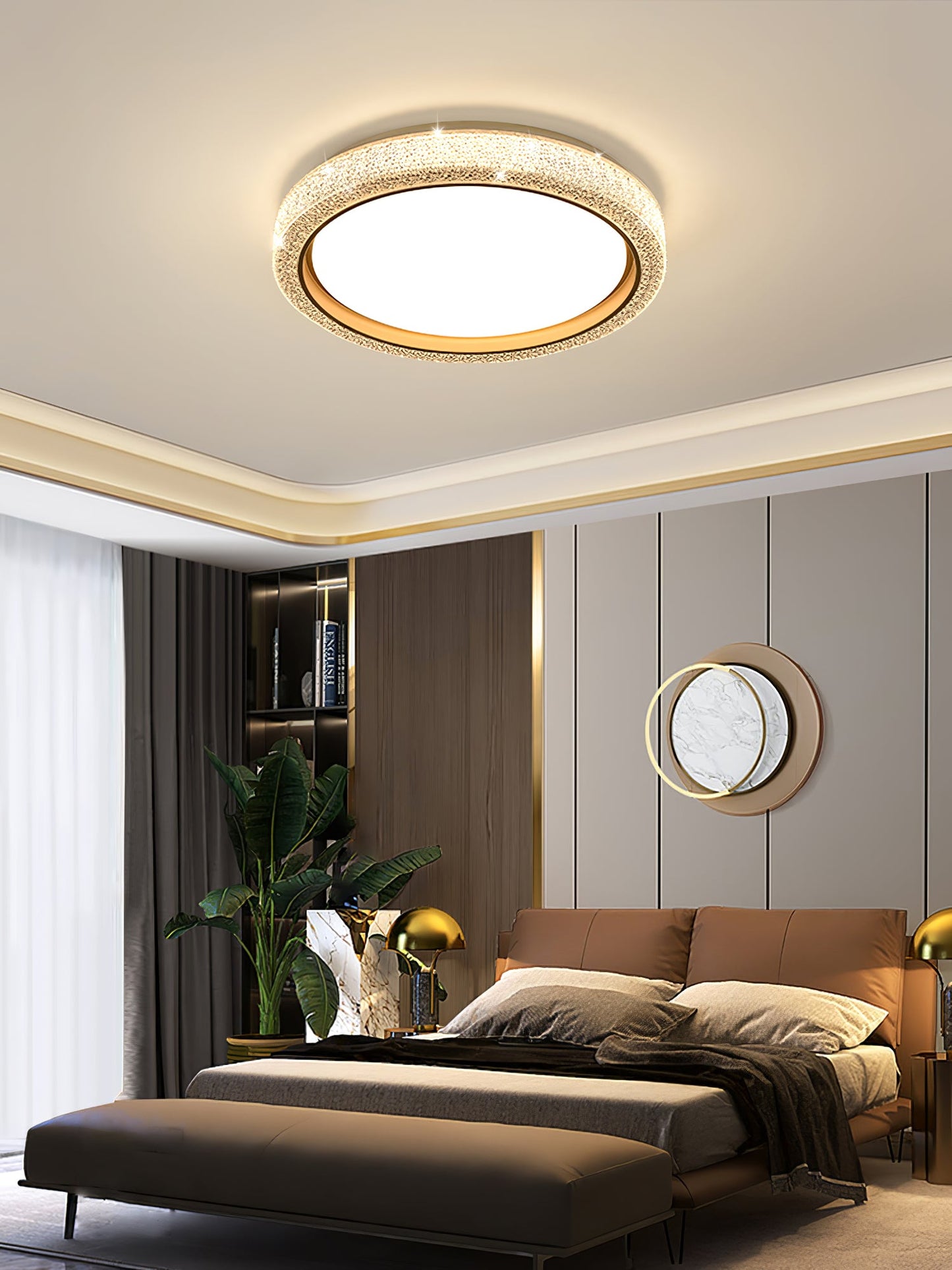 Thin Round Ceiling-mounted light Ceiling Lamp