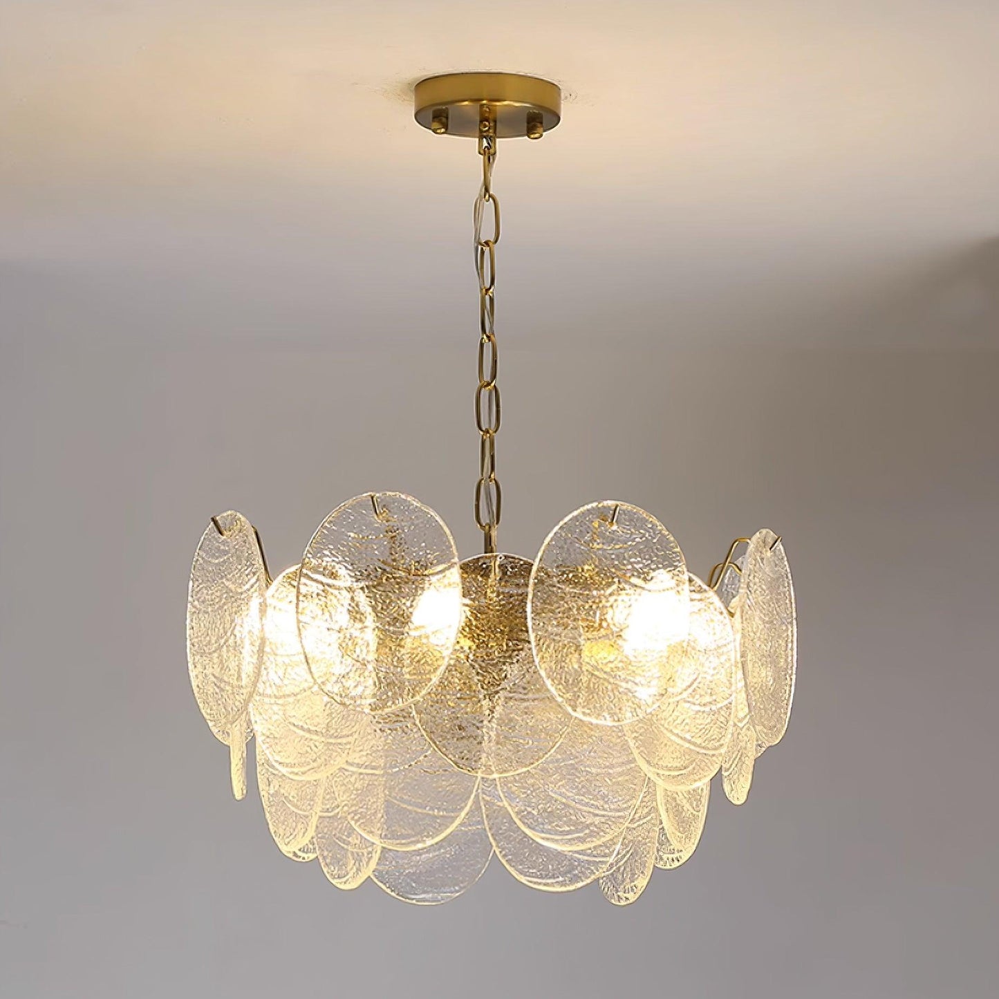 Victorian Disc Gasolier Chandelier