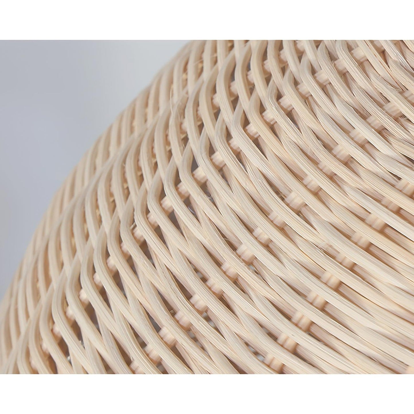 Vintage Rattan Droplight Pendant Lamp