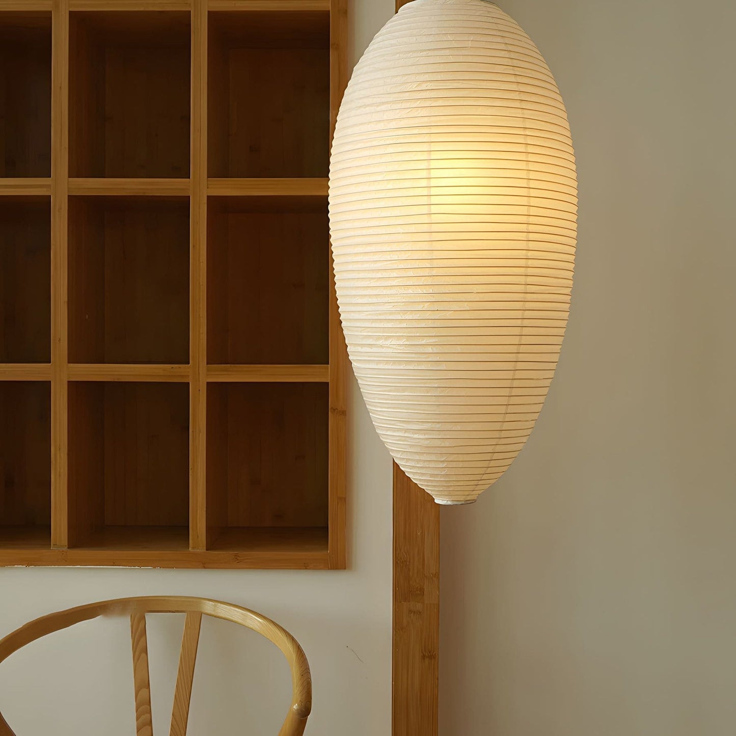 Washi Paper Chestnut Hanging light Pendant Lamp