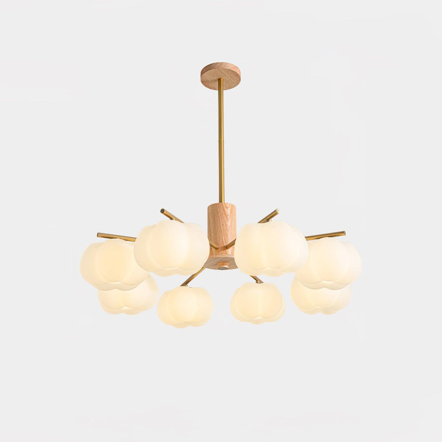 Wooden Cotton Balls Pendant light Chandelier