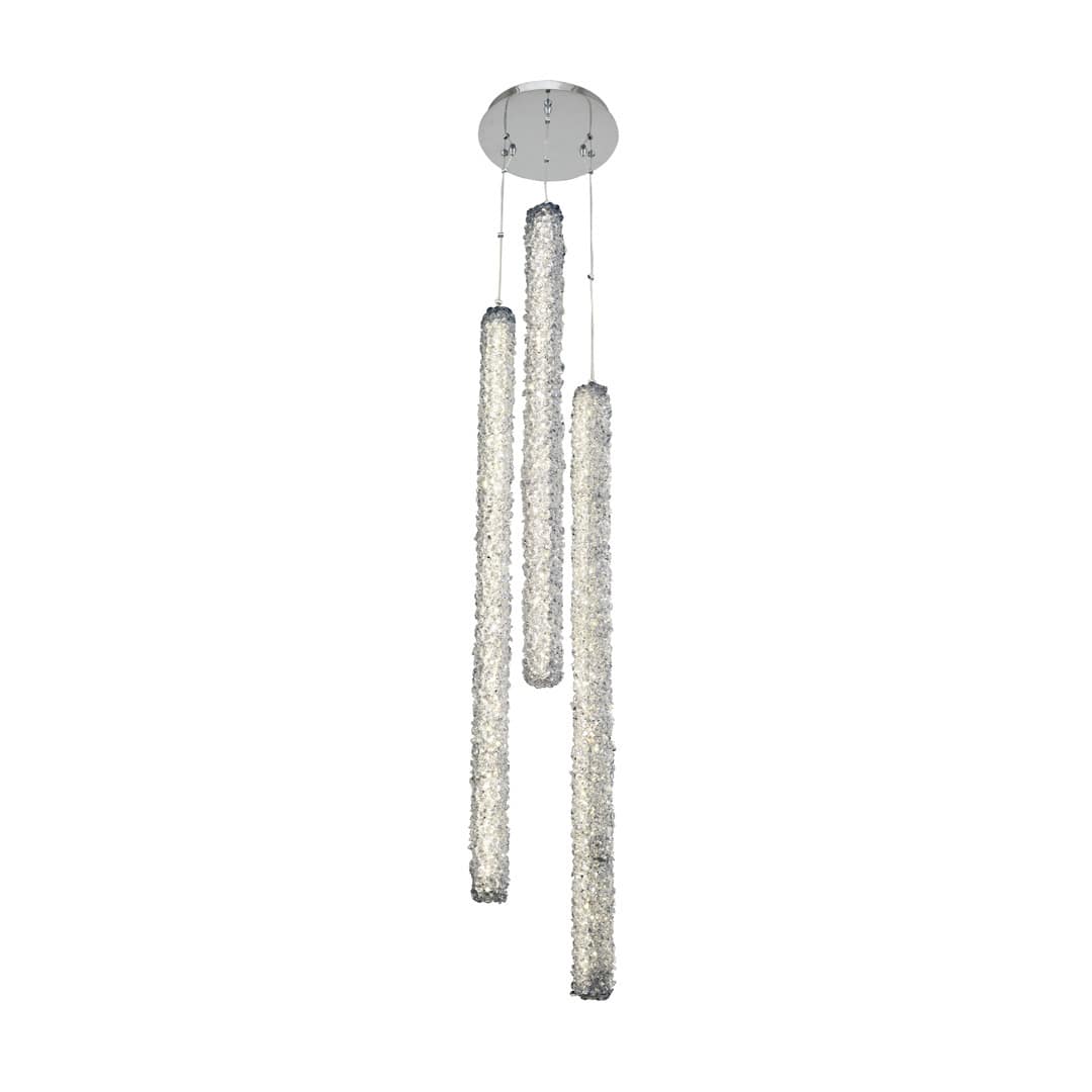 Lina 3 Light 12" Wide LED Multi Light Pendant with Firenze Crystal