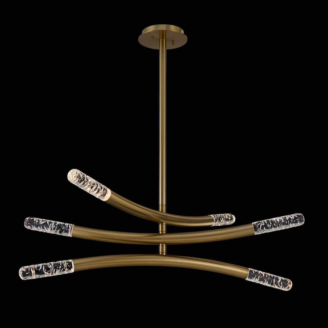 Laga 38" Wide LED Crystal Sputnik Chandelier