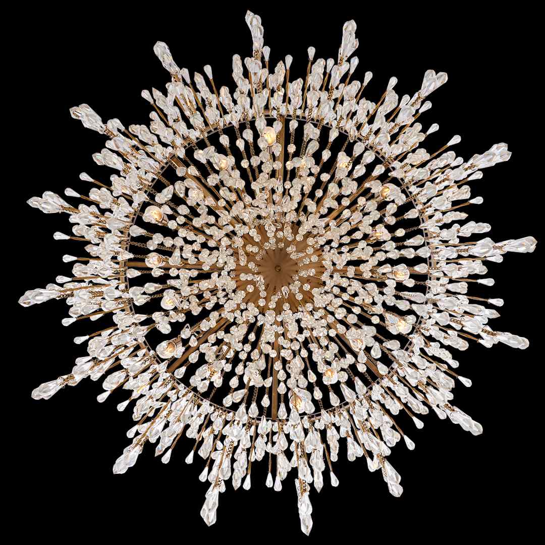 Frangia 18 Light 34" Wide Crystal Pendant