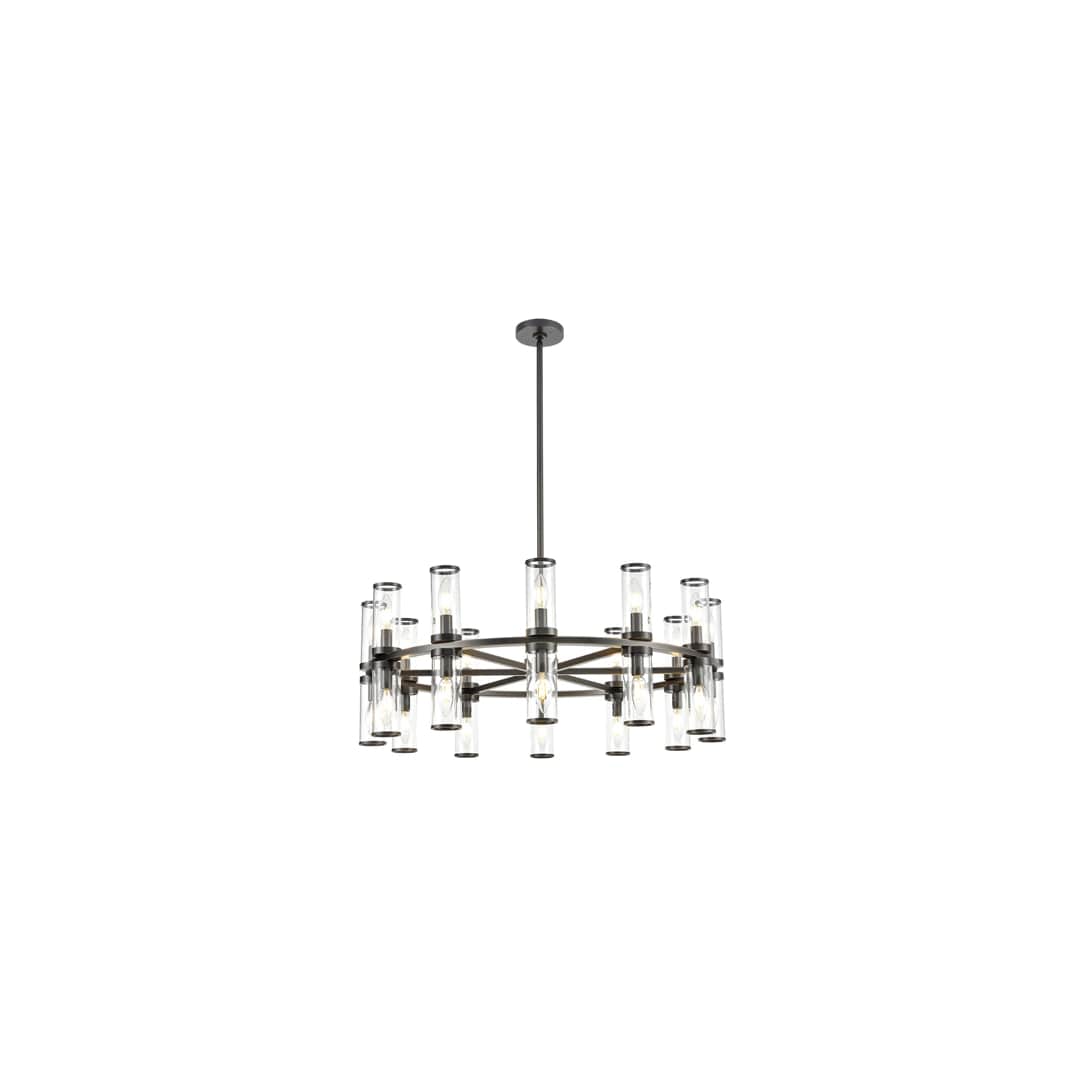 Revolve 24 Light 32" Wide Taper Candle Chandelier