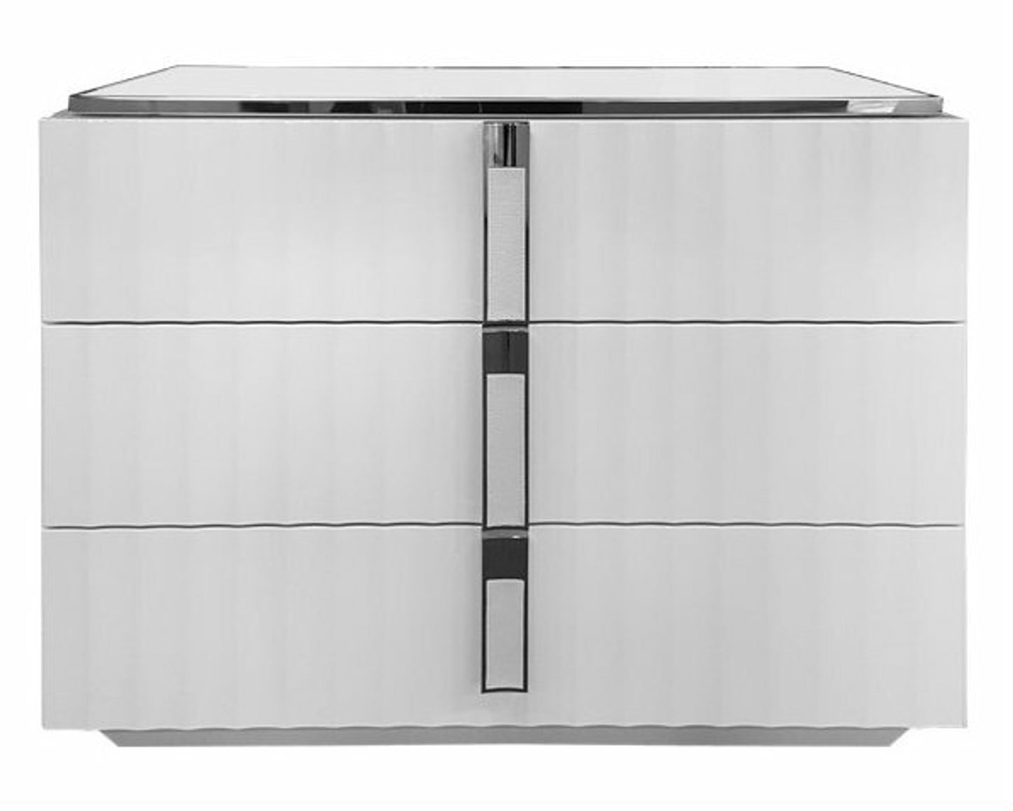 Red Carpet 3-Drawer Nightstand - Bruno Gloss
