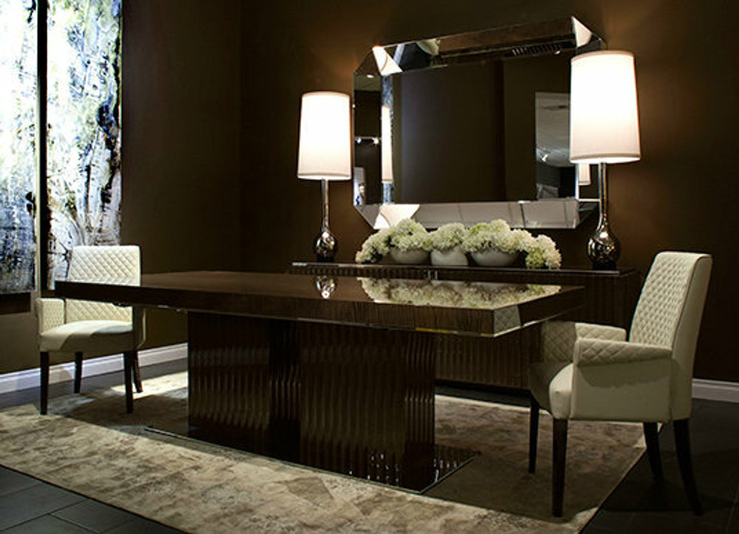 Red Carpet Dining Table w/ Ext