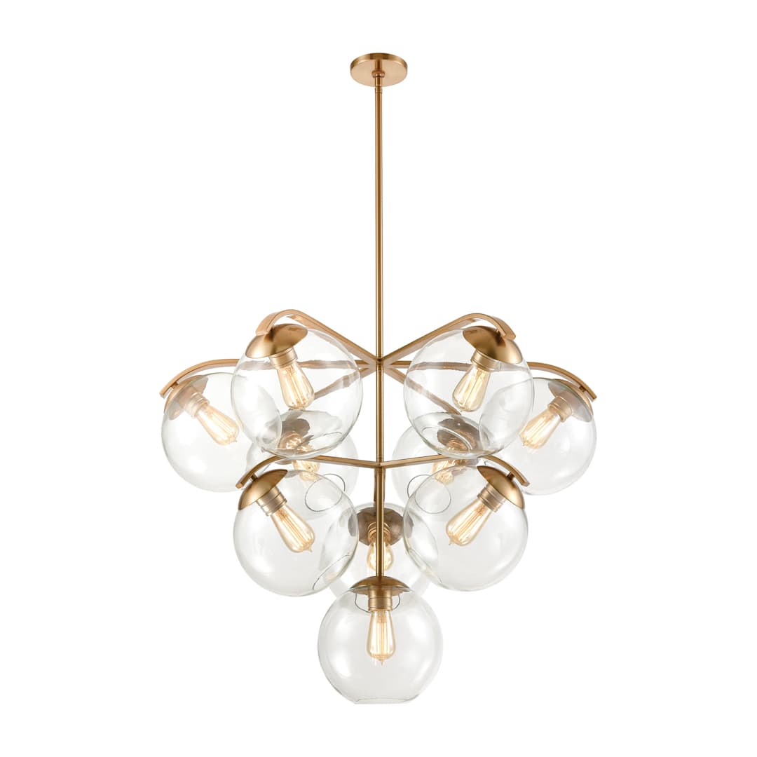 Collective 10 Light 36" Wide Chandelier