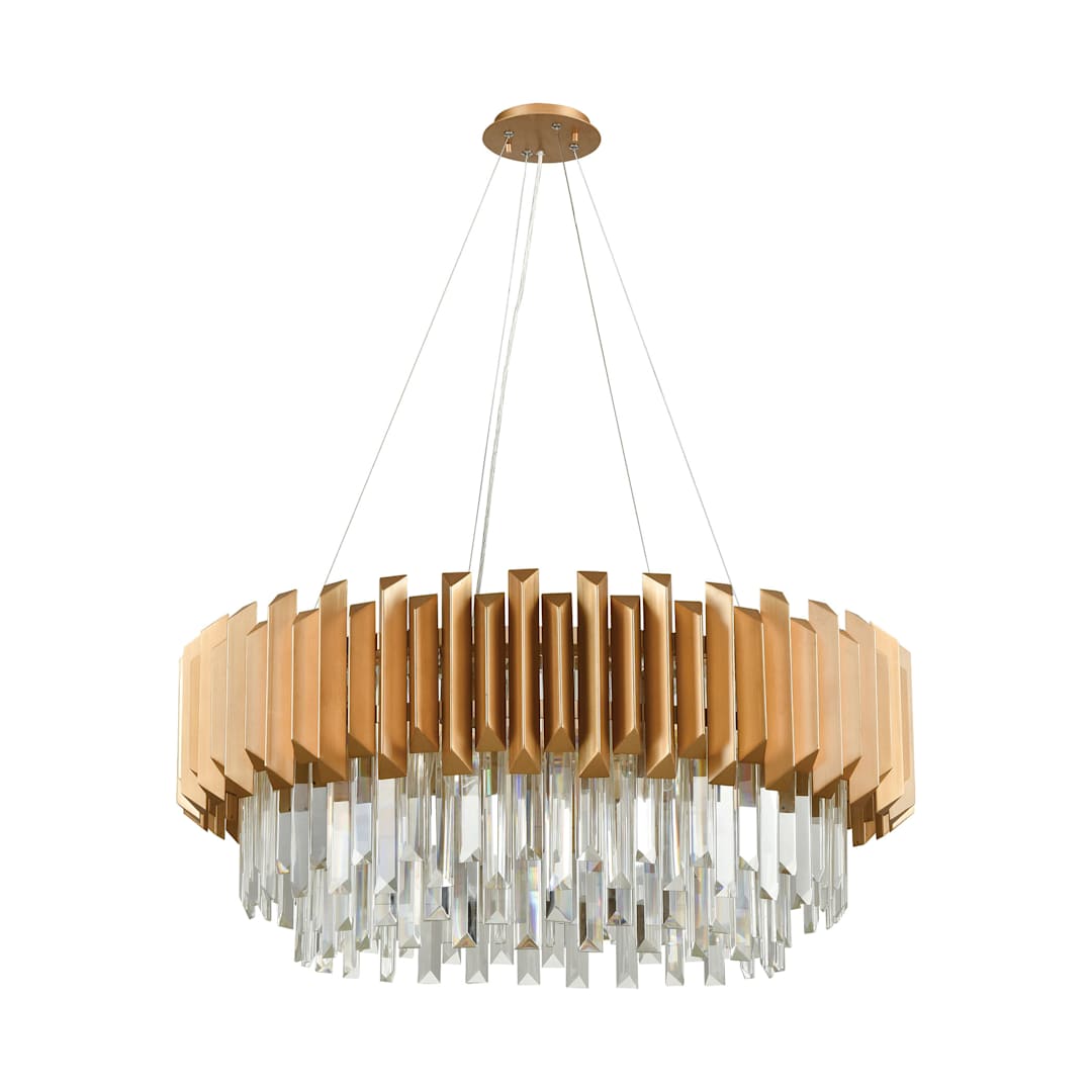 Seneca Falls 8 Light 34" Wide Crystal Chandelier