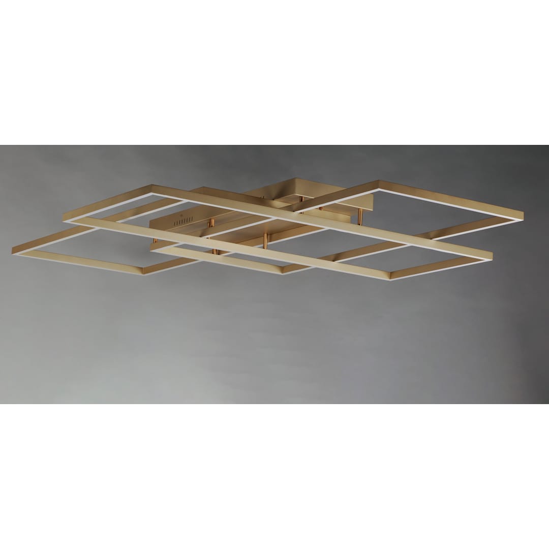 Traverse 3 Light 68" Wide LED Semi-Flush Ceiling Fixture