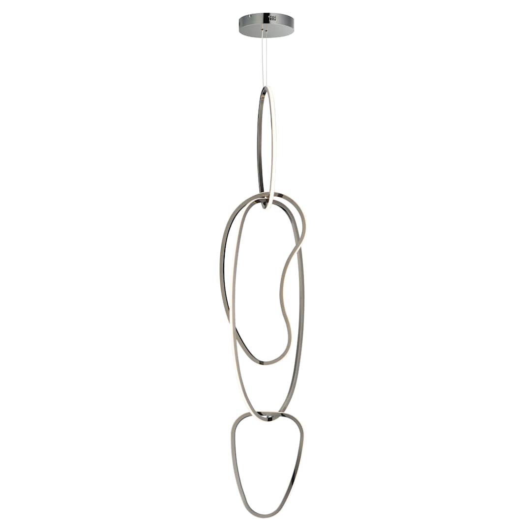 Unity 4 Light 13" Wide LED Abstract Multi Light Pendant