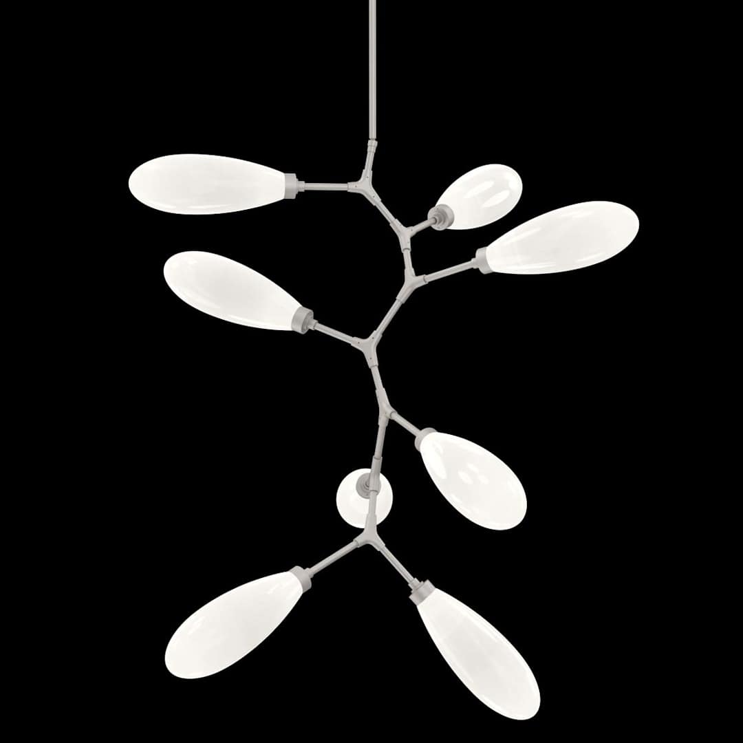 Fiori 8 Light 35" Wide LED Abstract Chandelier - 3000K