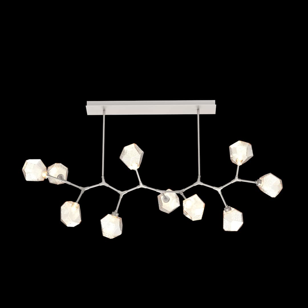 Gem 10 Light 64" Wide LED Abstract Chandelier - 2700K